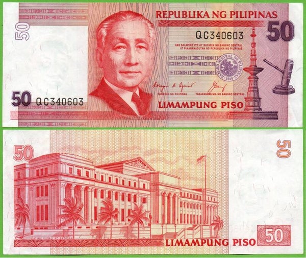 Filipinas 50 Piso 1994, P-171b Ua