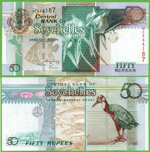 Seychelles 50 Rupees 2005, P-39a Unc
