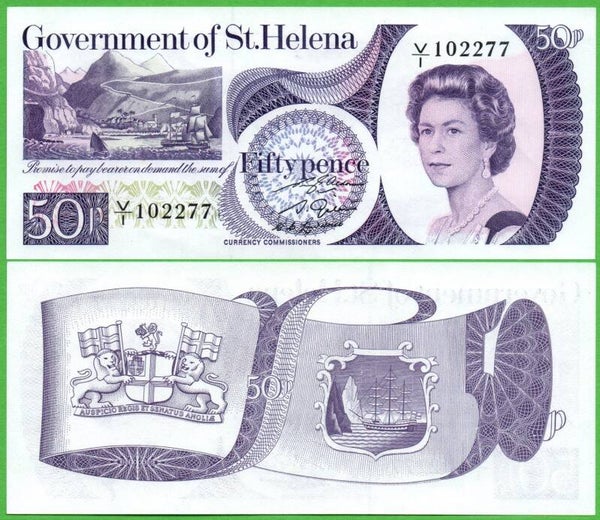 Santa Helena 50 Pence 1979, P-5a Unc