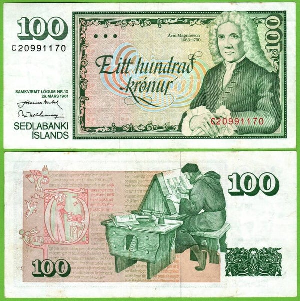 Islandia 100 Kronur 1981, P-50a.9 Aunc