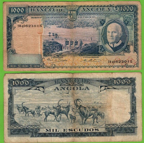 Angola 1000 Escudos 1962, P-96a.1 XF