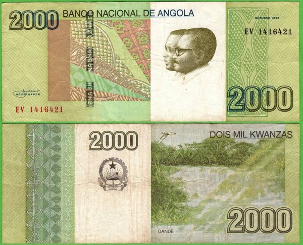 Angola 2000 Kwanzas 2012, P-157 Xf