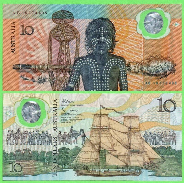 Australia 10 Dollar 1988, P-49b VF