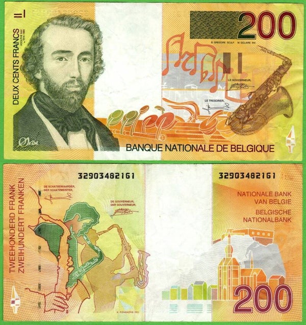 Belgica 200 Francs 1996, P-148 XF