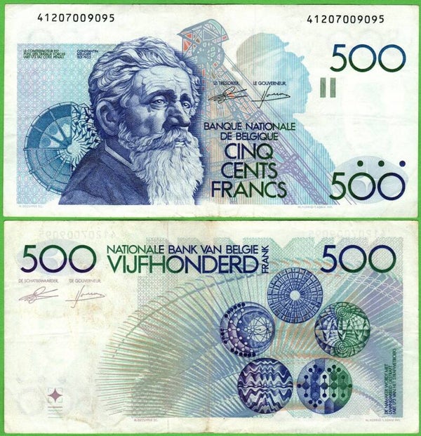 Belgica 500 Francs 1992, P-143a XF