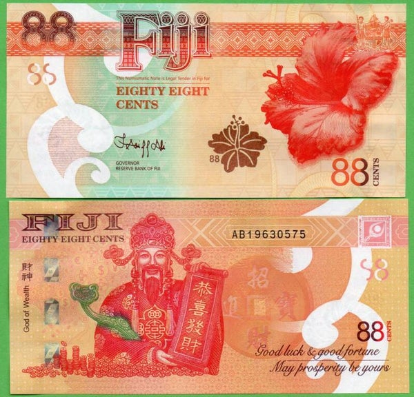 Islas Fiji 88 Cents 2022, P-123 Unc