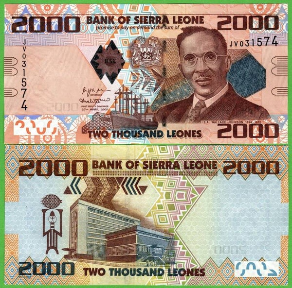 Sierra Leona 2000 Leones 2021, P-31f