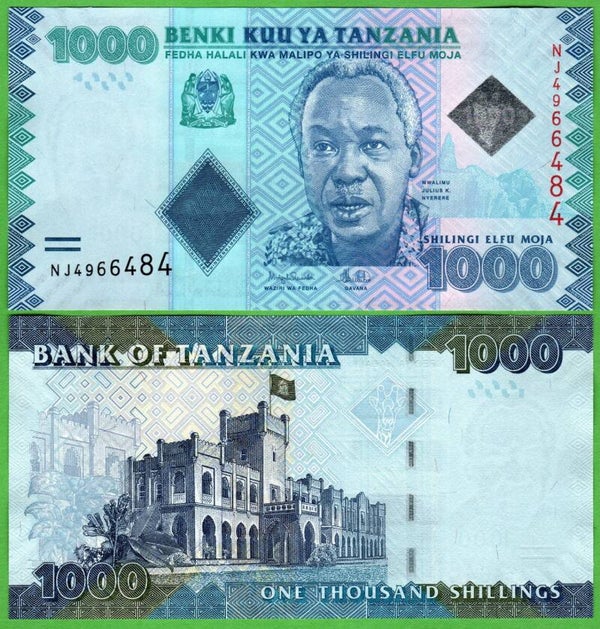 Tanzania 1000 Shillingi 2025, P-41 Unc