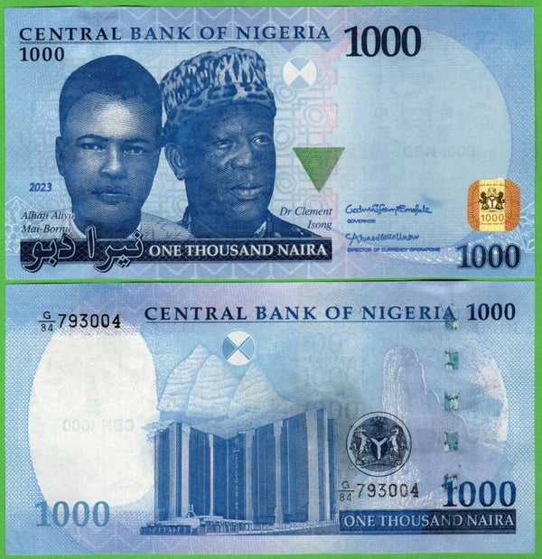 Nigeria 1000 Naira 2023, P-49 Unc