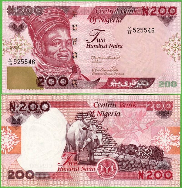 Nigeria 200 Naira 2024, P-42C Unc