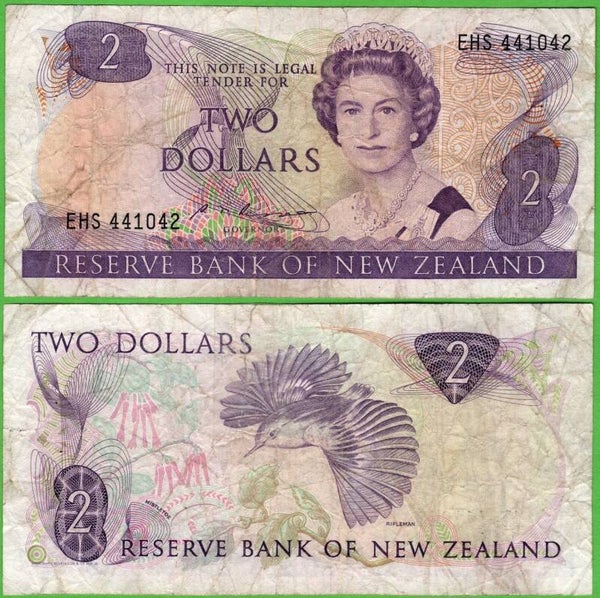 Nueva Zelanda 2 Dollar 1981, P-164 FINA