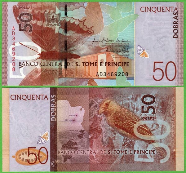 Santo tome & Principe 50 Dobras 2016, P-73 Unc