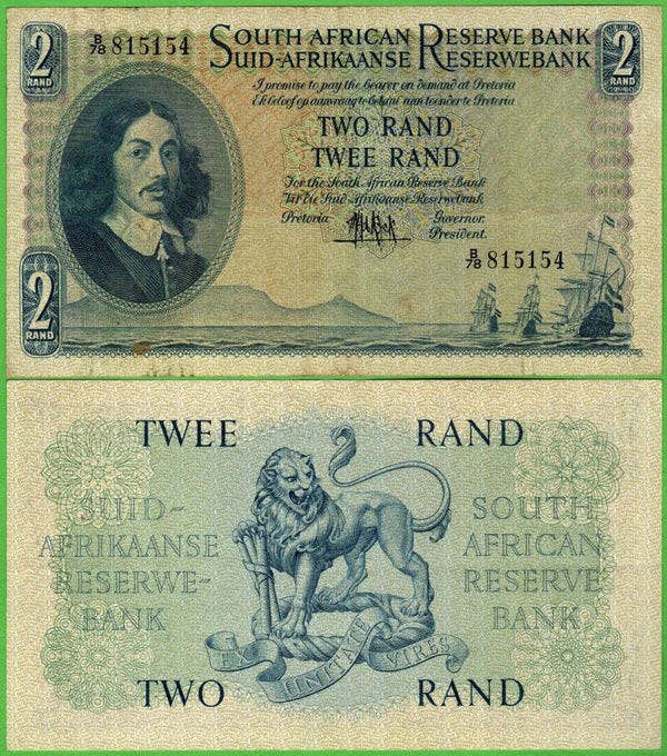 South Africa 2 Rand 1960, P-105B XF