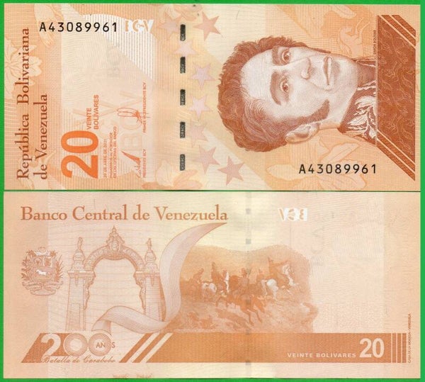 Venezuela 20,000,000 Bolivares 2021, P-NEW Unc