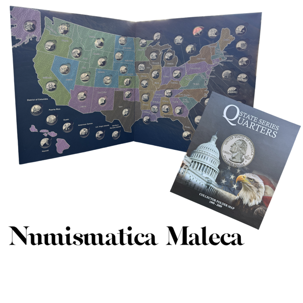 Álbum Para Monedas Estados (mapa)