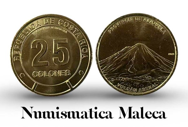 Costa Rica 25 Colones 2023 (Provincia Alajuela)