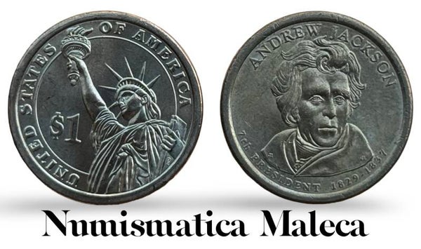 Estados Unidos 1 Dollar 2008, KM428 Au