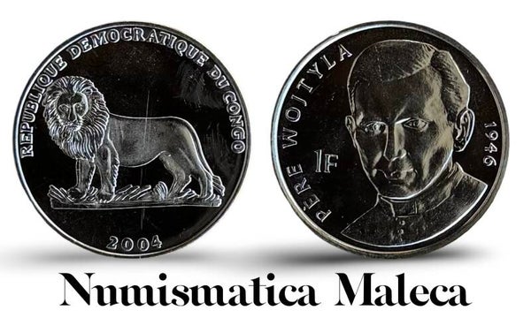 Congo 1 Franc 2004, Km157 Unc