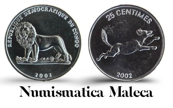 Congo 1 Franc 2002,km83 Unc