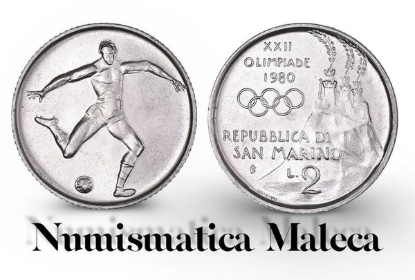 San Marino 10 Lire 1980, Km103 Unc