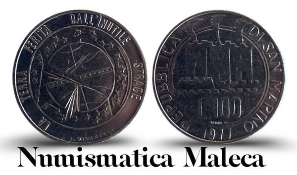 San Marino 100 Lire 1977, Km69 Unc