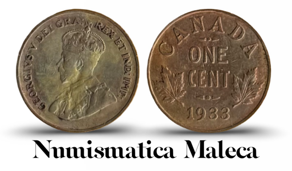 Canadá 5 Cents 1930, Km29 Vf