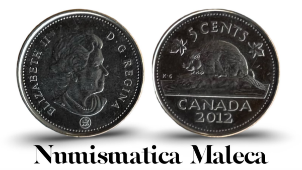 Canadá 5 Cents 2012, Km491 Vf