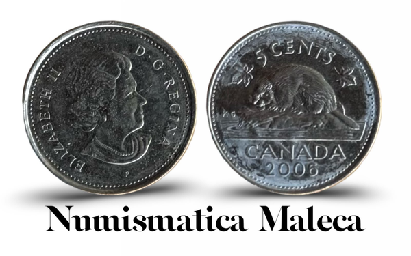 Canadá 5 Cents 2006 Km491b Vf