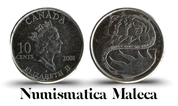 Canadá 10 cents 2001, Km412 Vf