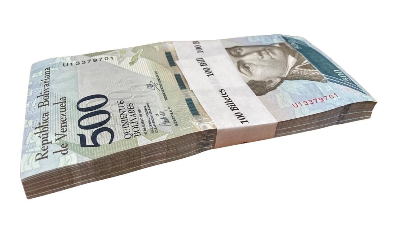 Venezuela  500 Bolivares 2017, P-94 Bundle 100 pcs