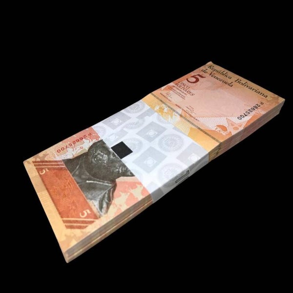 Venezuela 5 Bolivares fuerte 2011, P-89 Bundle 100 pcs