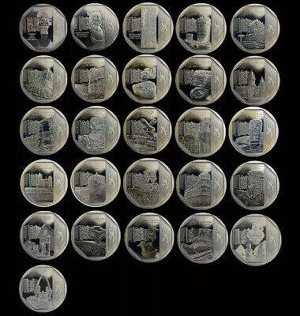 Perú 1 Sol 2010-2016 - 26 pcs full set - UNC - Riqueza del peru