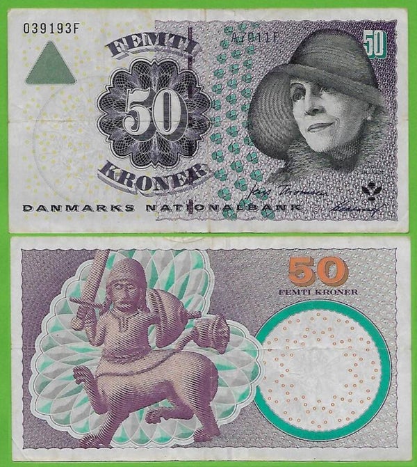 Dinamarca 50 Kroner 2002, P-55f XF