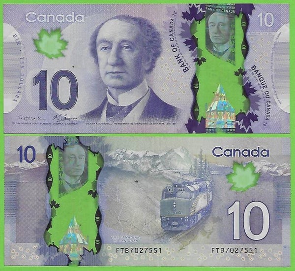 Canada 10 Dollar 2013, P-107a XF