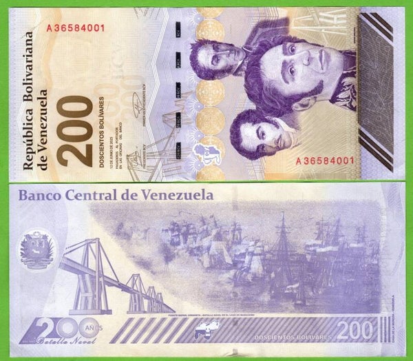 Venezuela 200 Bolivares 2025, P-120 Unc