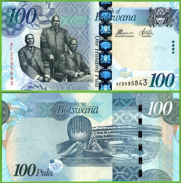 Botswana 100 Pula 2009, P-33a Unc