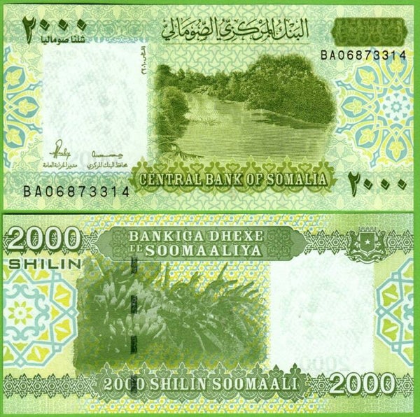 Somalia 2000 Shilin 2010, P-39 Unc
