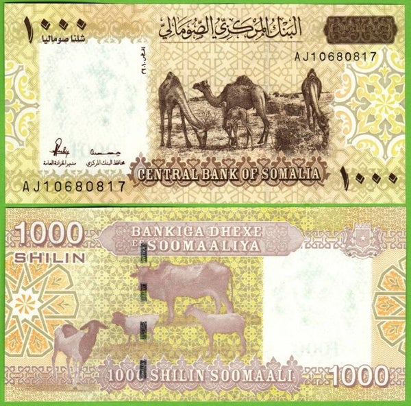 Somalia 1000 Shilin 2010, P-42 Unc