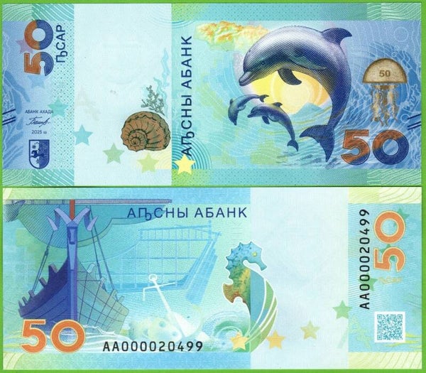 Abkhazia 50 Apsar 2025, P-W4 Unc