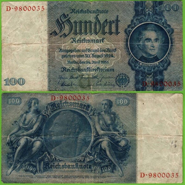 Alemania Reich 100 Mark 1923, P-2183a Fina