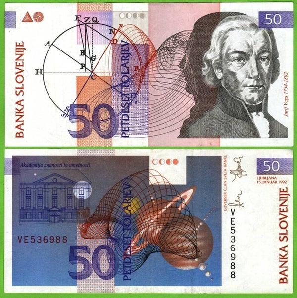 Eslovenia 50 Tolarjev 1992, Km13a XF