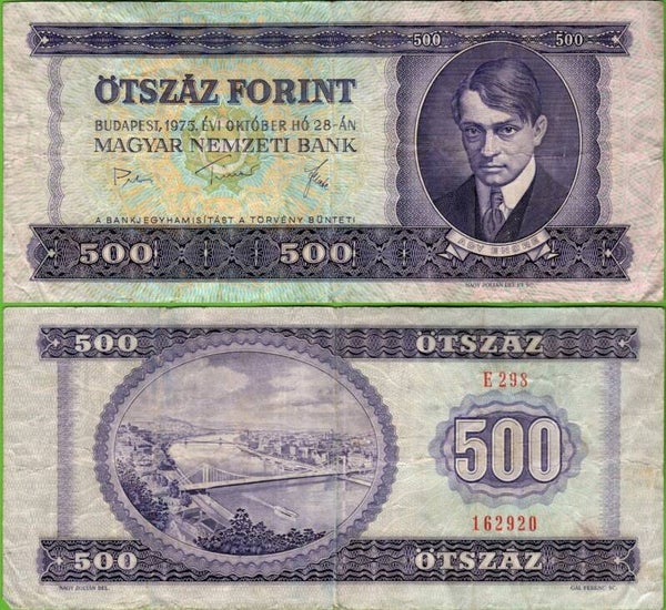 Hungria 500 Forint 975, P-172b XF