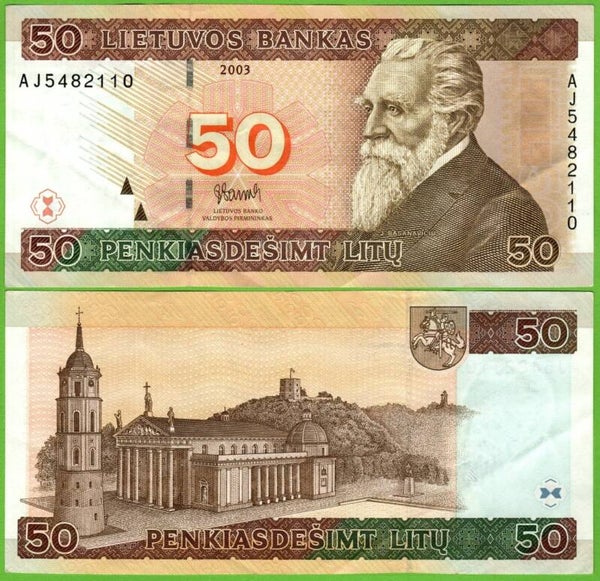Lithuania 50 Litu 2003 XF
