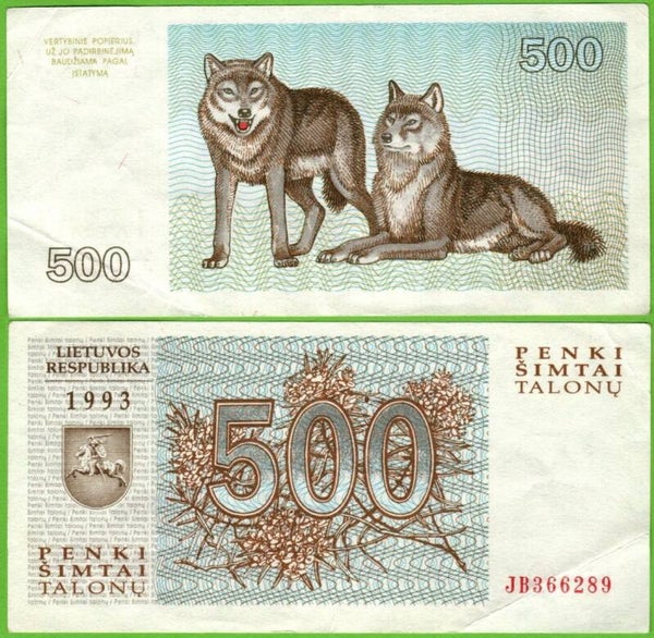 Lithuania 500 Talonu 1999, P-46 Xf