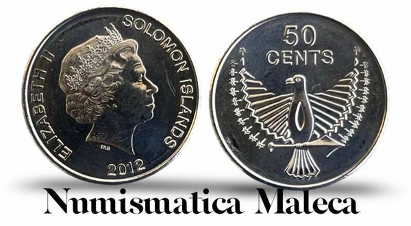 Islas Salomon 50 Cents 2012, Km237 Unc