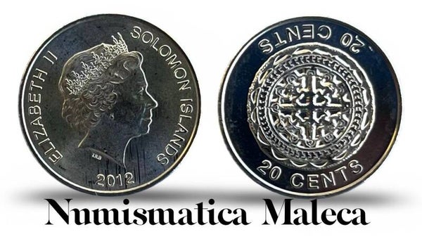 Islas Salomon 20 Cents 2012, Km236 Unc