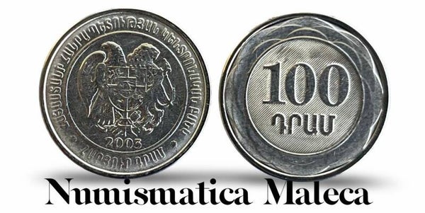 Armenia 100 Dram 2003, Km95 Unc