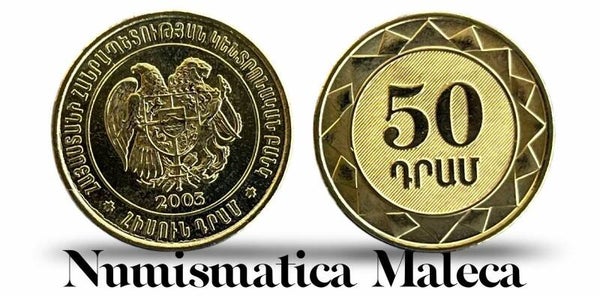 Armania 50 Dram 2003, Km94 Unc