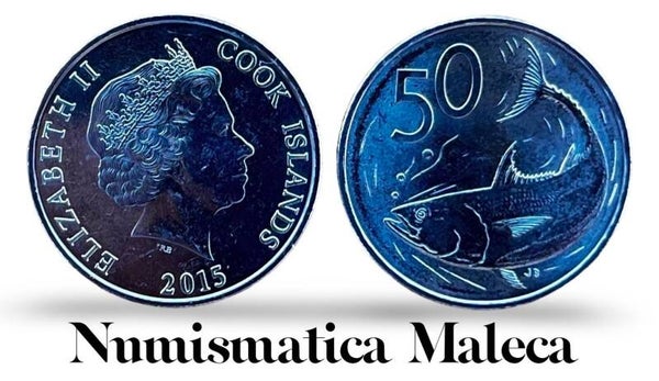 Islas Cook 50 Cents 2015, Km2239 Unc