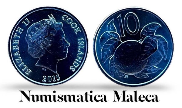 Islas Cook 10 Cents 2015, km2233 Unc